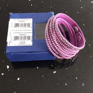 Swarovski Crystal Bracelet - AB/Violet